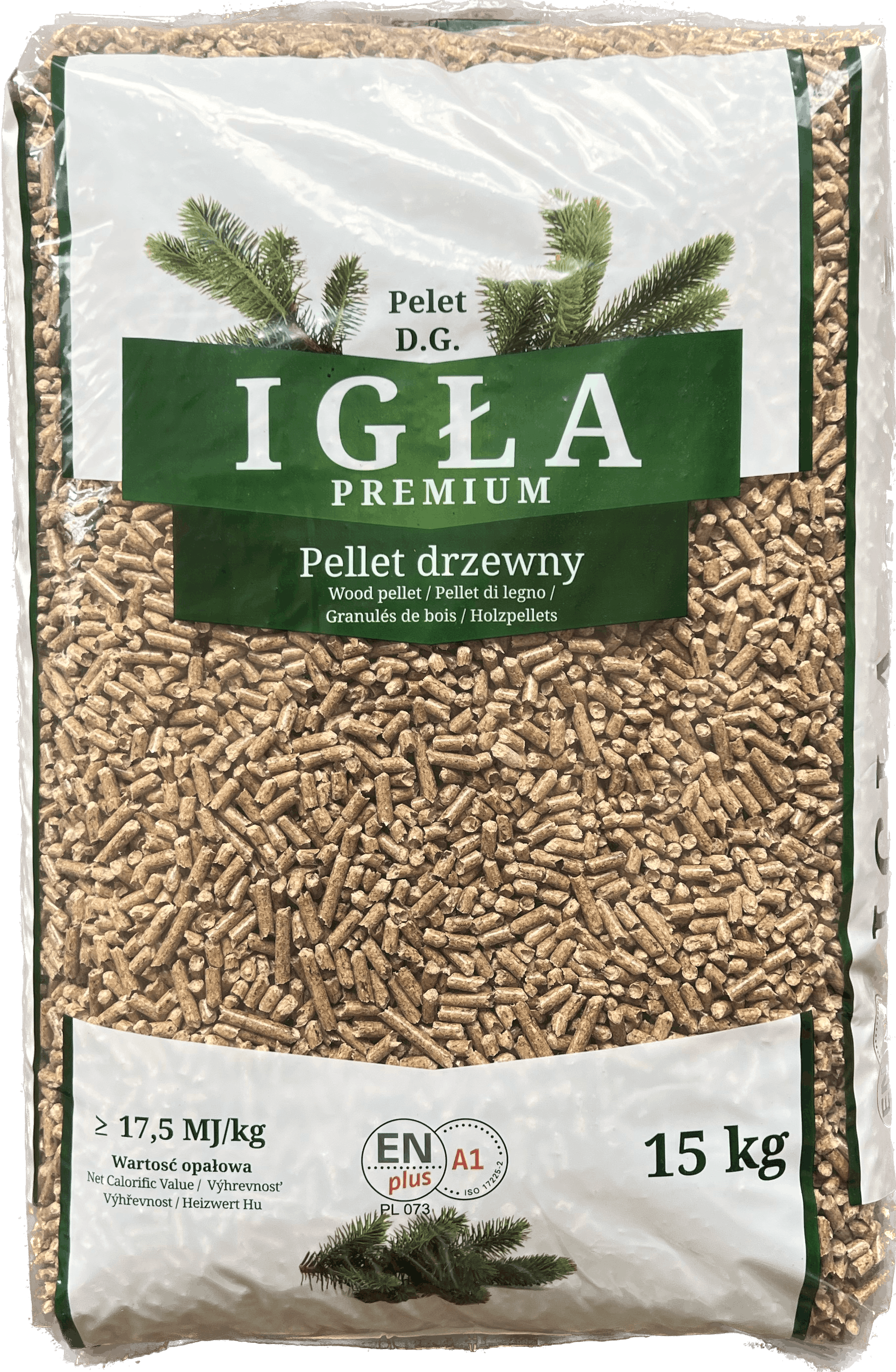 Worek pelletu drzewnego IGŁA - Zgorzelec